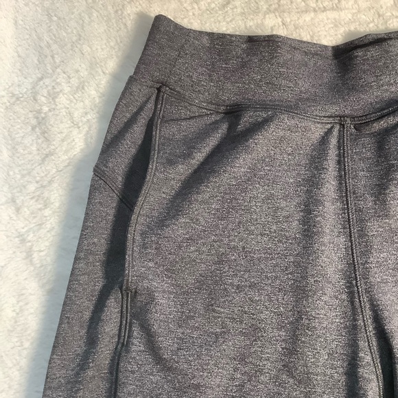 LULULEMON GREY CAPRIS WITH FRONT POCKETS/ Size Small - Picture 4 of 7